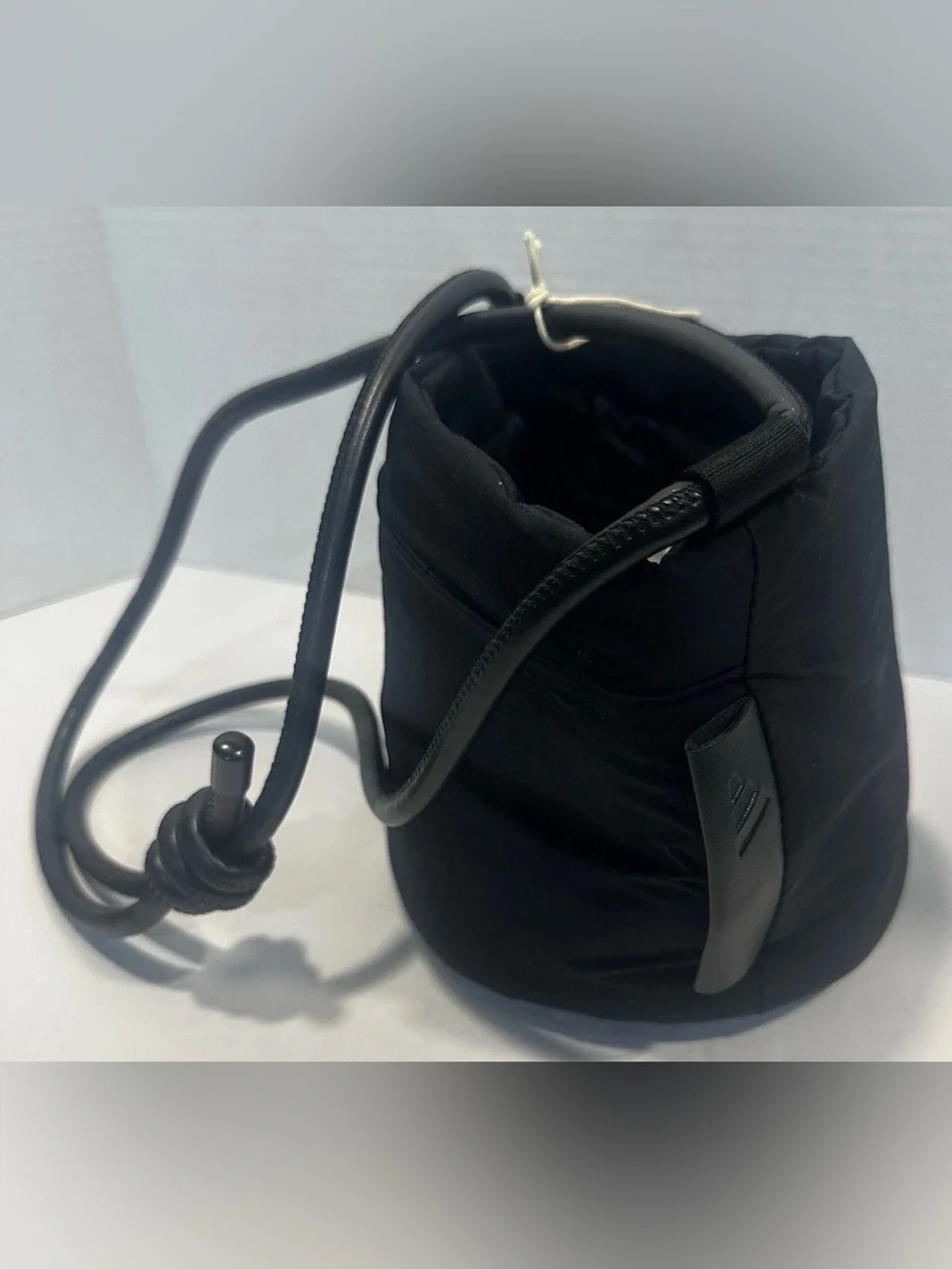Adidas Black Puffer Bucket Bag with Drawstring Bag